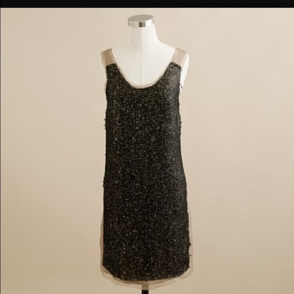 J. Crew dusted sequin shift dress - Picture 1 of 4