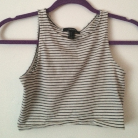 Striped crop top