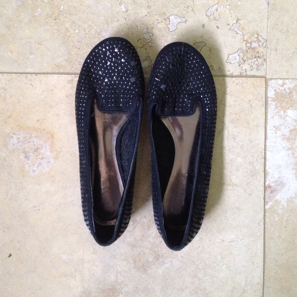 Black loafers