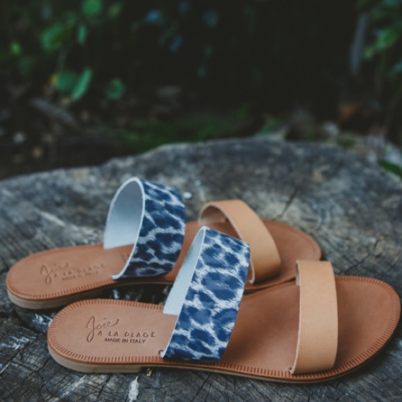 Nwt joie sable sandals leather upper and lower - Picture 3 of 3