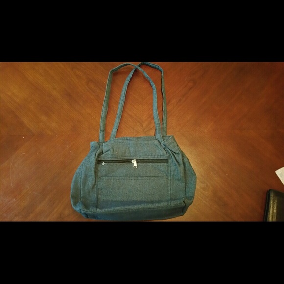 DESIGNER BLUE DENIM PURSE