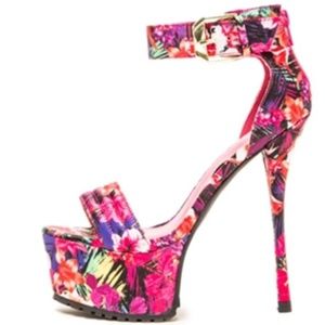 Multi-color Sandal heel