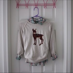 HALOGEN DEER SWEATER