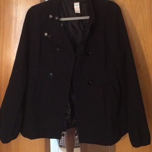 Aqua short fall/spring coat black