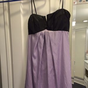 Black and purple dress