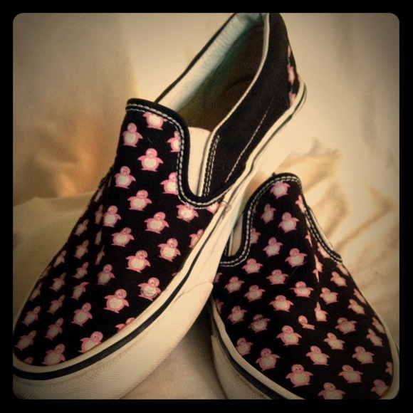 penguin vans slip on