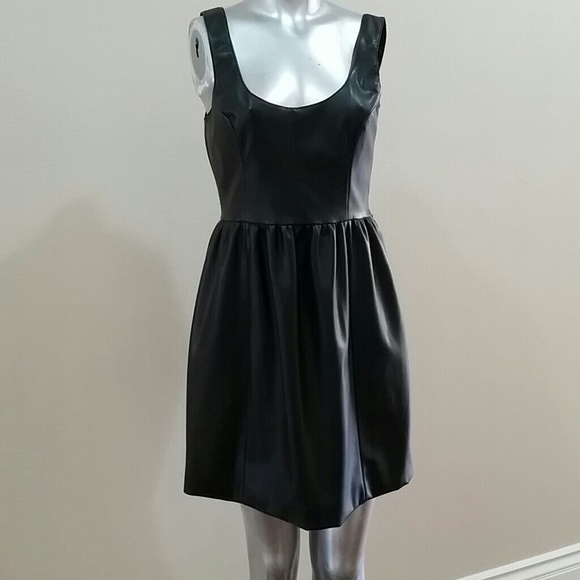 Bar III Dresses & Skirts - BAR III faux leather dress