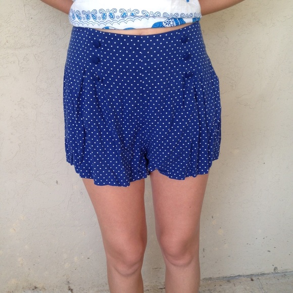 Polka dot shorts