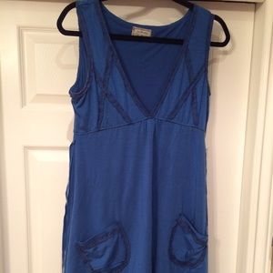 Free People dark blue short Turin back dress