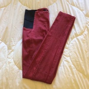 High waisted jeggings