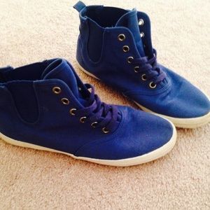 Blue shoes