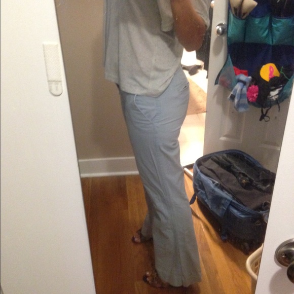 SOLD!! Wide leg breezy baby blue chino.