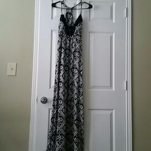 Tribal Print Maxi Dress