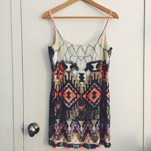 All Saints Sequin Minidress Like New