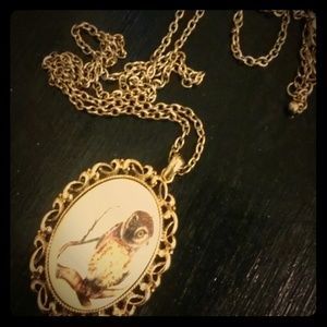 Long Owl Necklace
