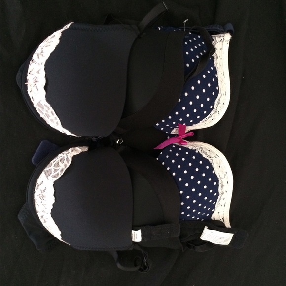 Three push 34A push up bras