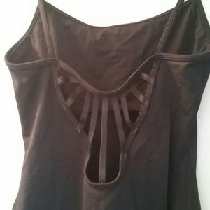 Panel back ballet leotard