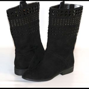Black studded boots. Make an offer!