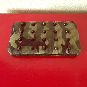 Camo Studded Wallet.