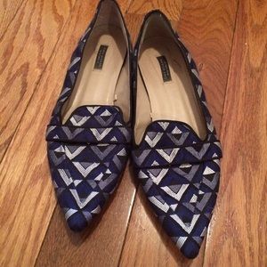 Zara pointed toe loafers