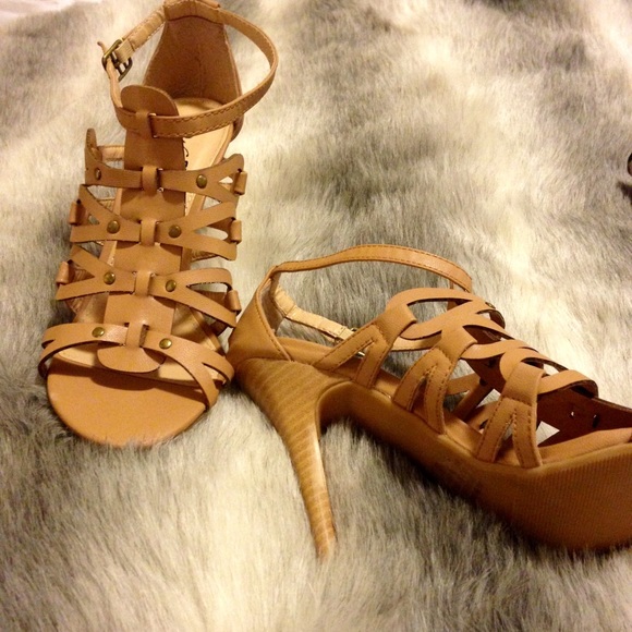 Gladiator sandal heels