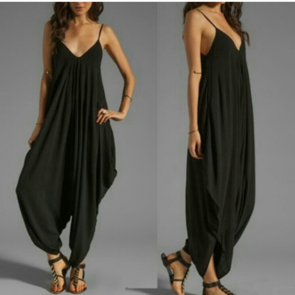 Harem style romper