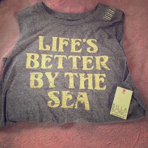 Billabong "Life's better by the sea" muscle tank