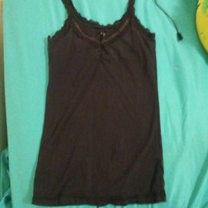 Black tank top