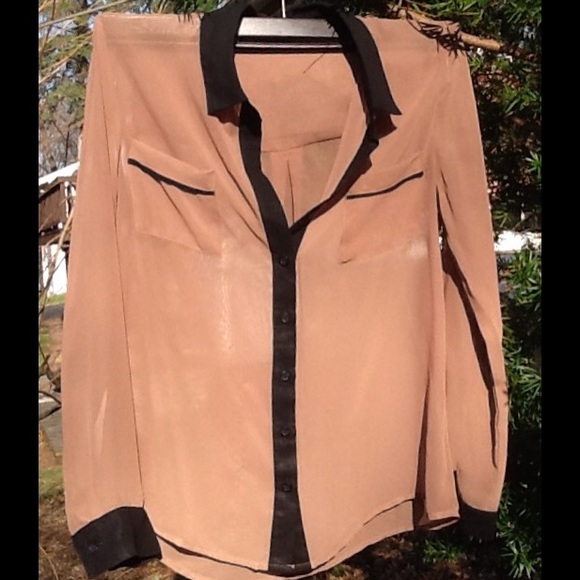 Tan Blouse by Mine
