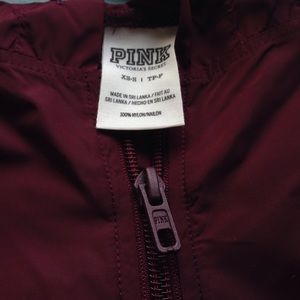 VS Pink maroon windbreaker