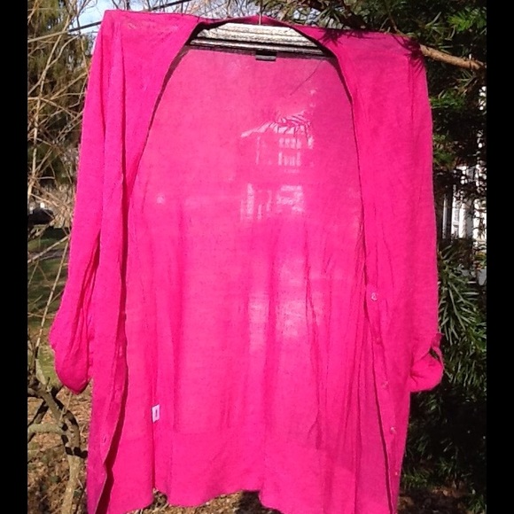 Bright Pink Cadigan