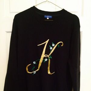 Opening Ceremony Men's Navy K Sweater
