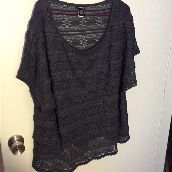 Sheer torrid top.