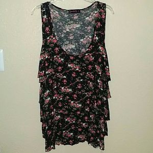 Floral plus size top