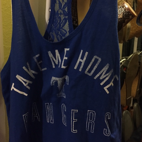 Texas Rangers Pink Tank