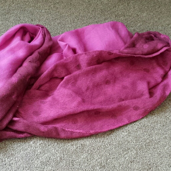 Pink scarf