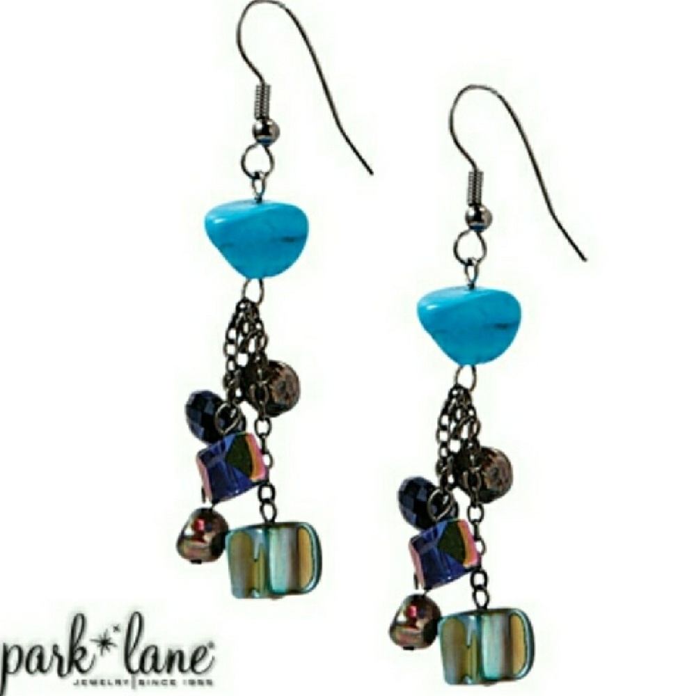 Turquoise Dangling Earrings by Park Lane