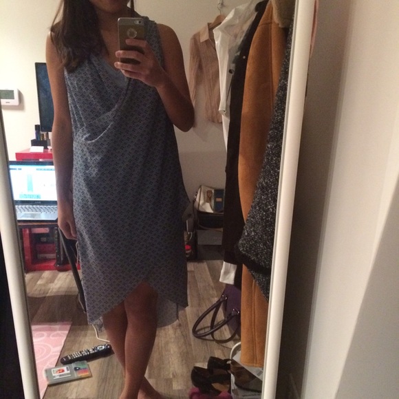 HP  H&M pattern high low dress - Picture 3 of 3