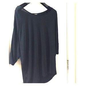 Sz. small Express black blousy cotton tee