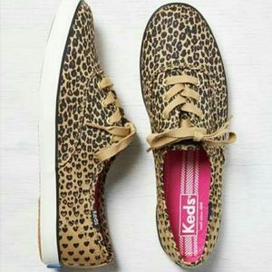 Keds Leopard & hearts sneakers