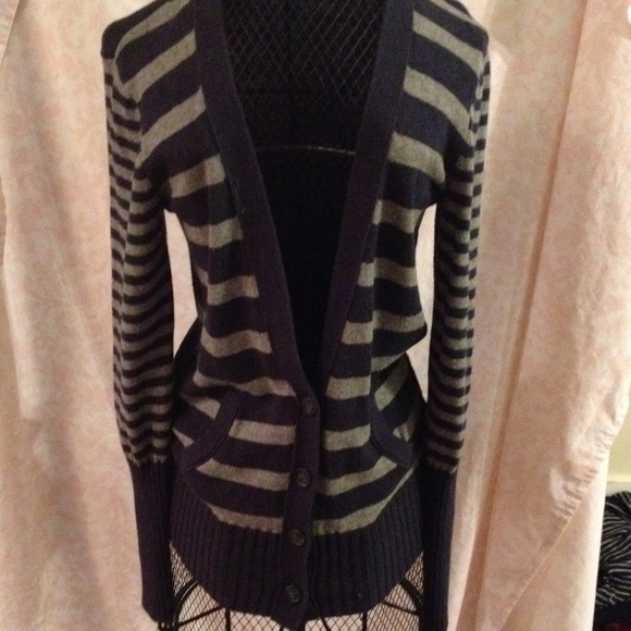 American Eagle Outfitters Sweaters - Gray & Navy Cardigan from AE