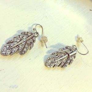 Feather earrings