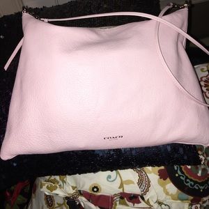 Baby pink COACH shoulder bag (strap is long) RARE!