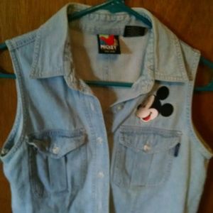 Denim shirt "Mickey"