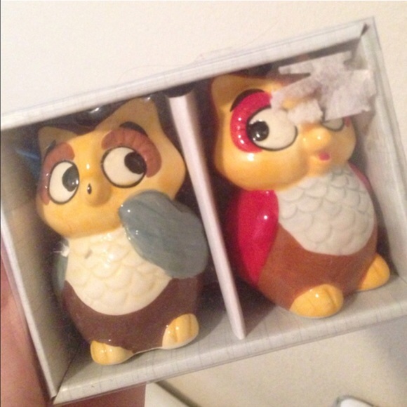 Owl salt& pepper shaker