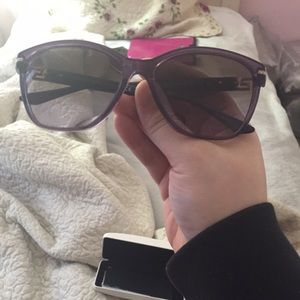 Authentic Versace purple sunglasses