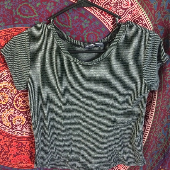 Brandy Melville Striped Carolina Top