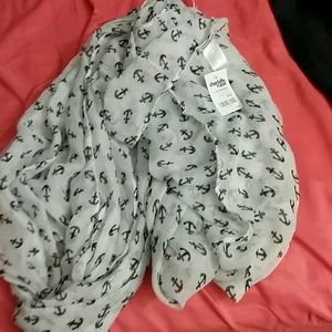 Infinity anchor scarf