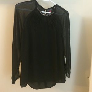 Vince Camuto feather top