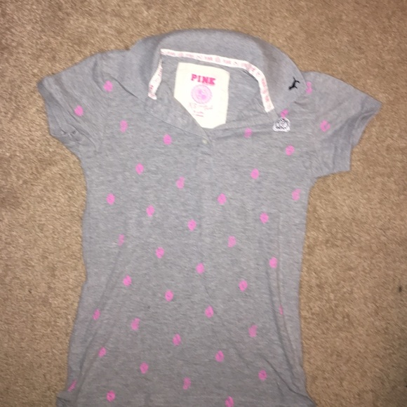 Grey polo shirt